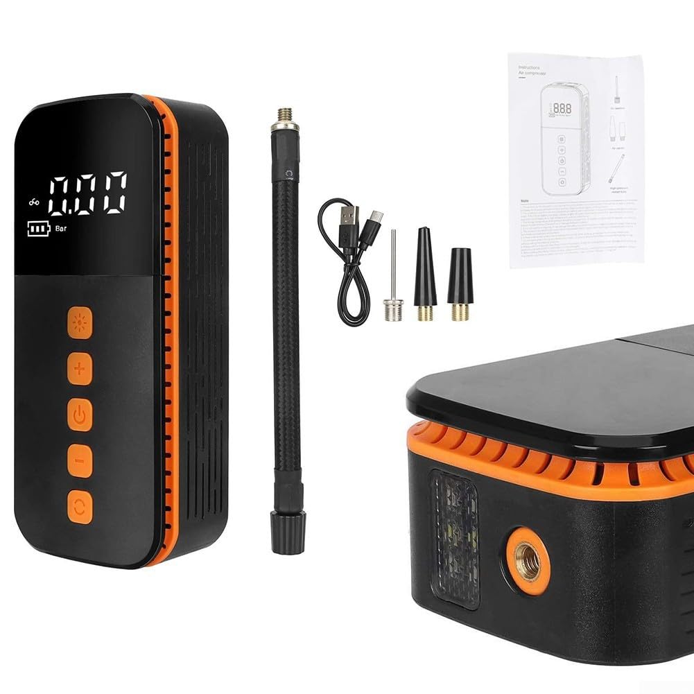 Gonfiatore Elettrico Ricaricabile USB-C Schermo LED