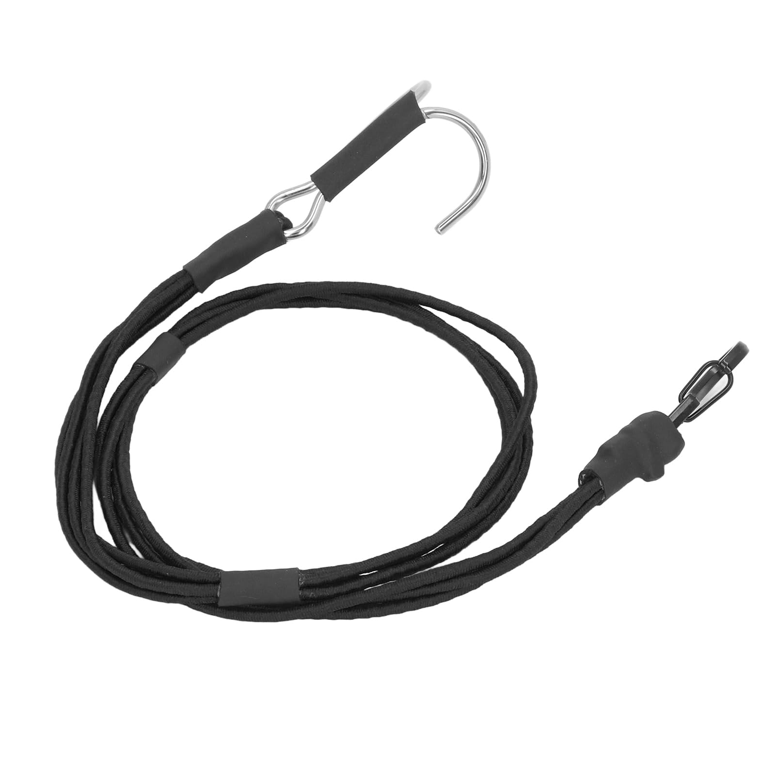 Tbest Body Ary RC Cler Wi St Elastic Towin Tra Rope St with Hor 0 8 RC Car Odel Toy (Black)