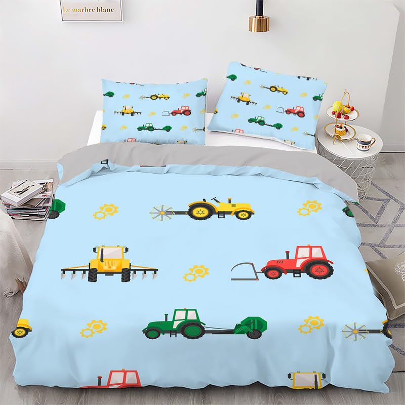 Funda nórdica infantil de camiones para cama de 90 perfecta para decorar dormitorios azules