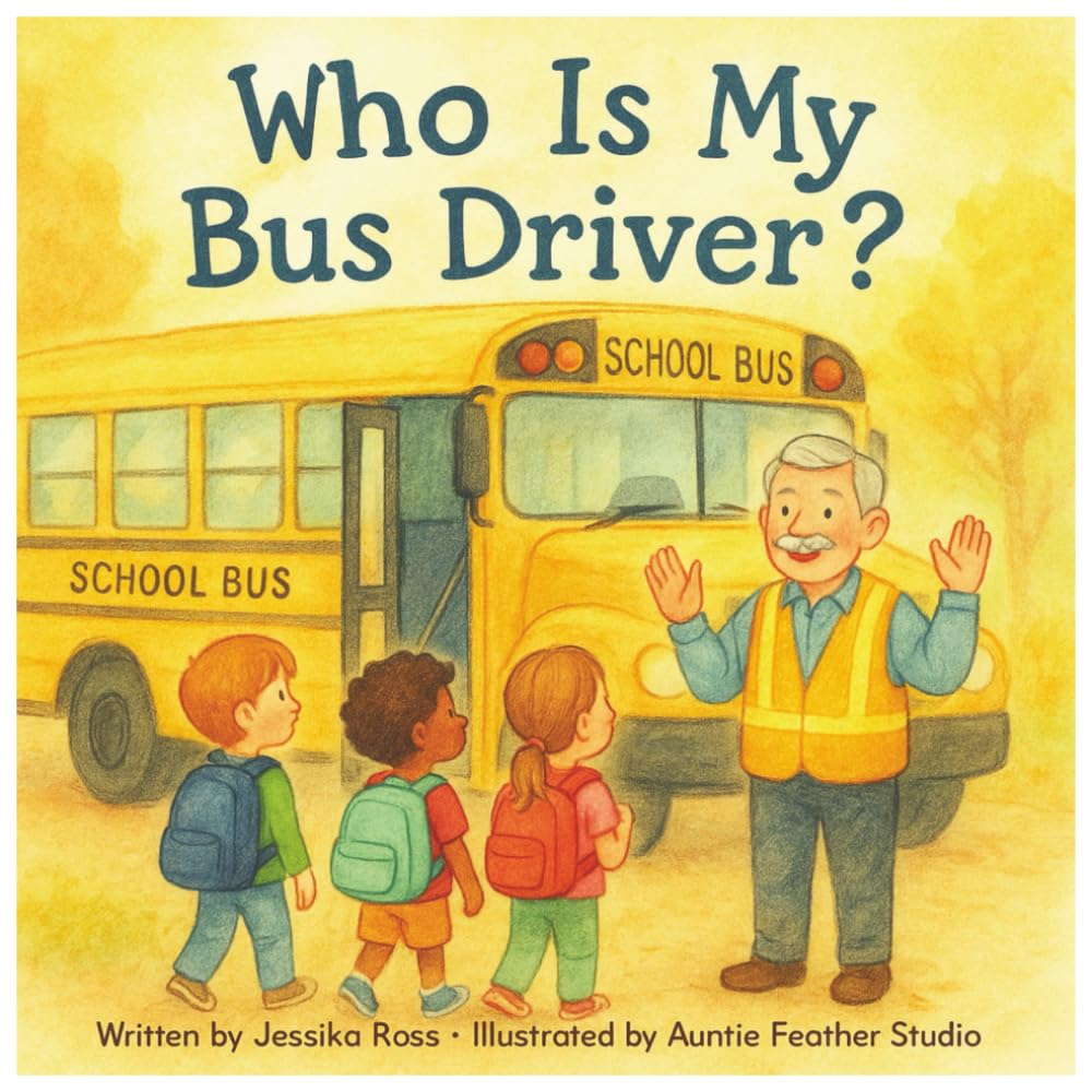 Who is my Bus Driver?: A Rhyming Children’s Book About School Bus Drivers, Safety, and Friendship