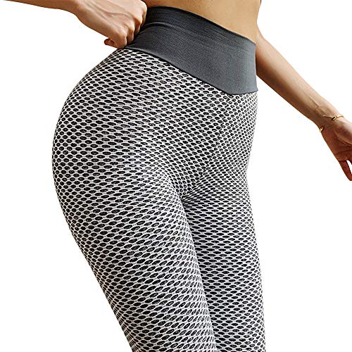 Lesubuy Cintura larga V Comprimento total Cintura alta Compressão Academia Exercício atlético Leggin