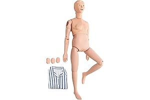 Lifelike Nursing Skills Training Manikin For CPR and Basic Care Operations