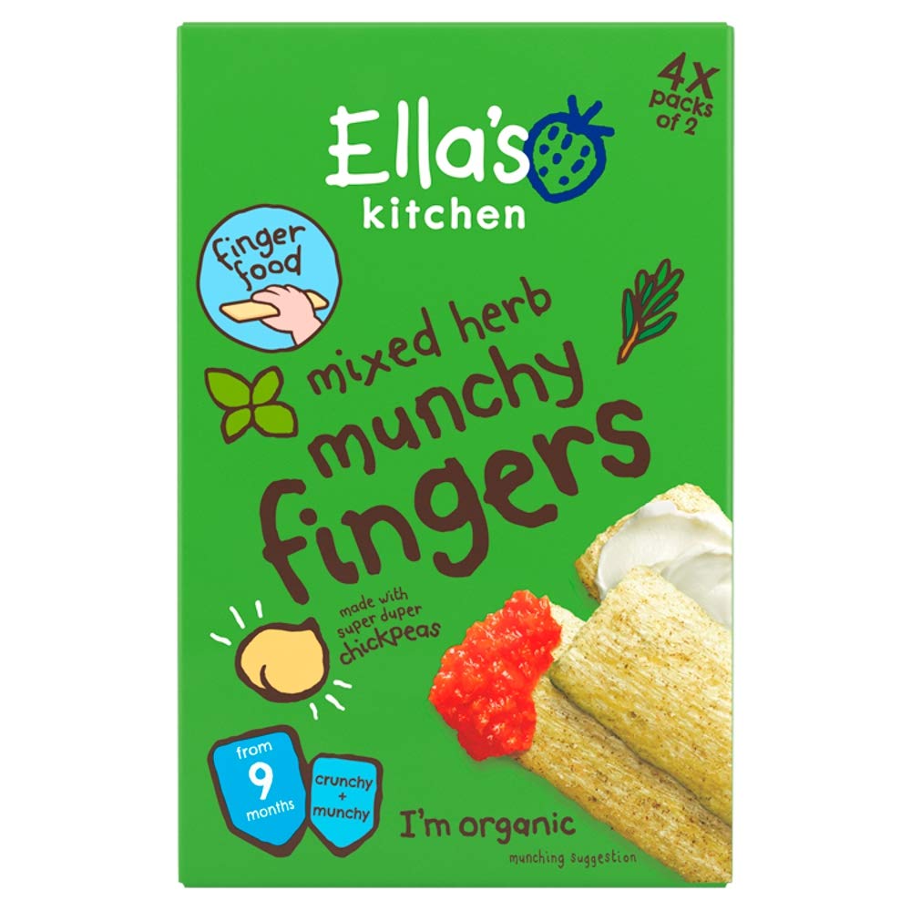 Ella'S Kitchen Munchy Finger with Maize & Chickpeas 9 + Month, 48 g