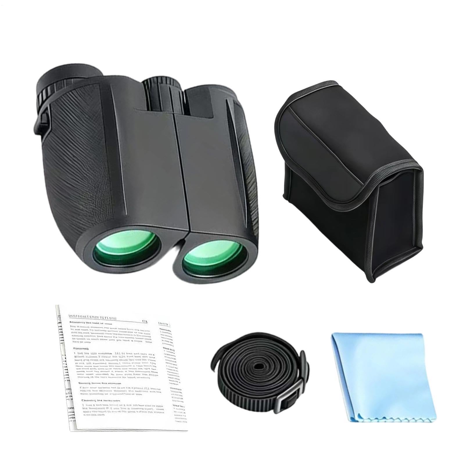 Lornetka do obserwacji ptaków, 10 x 25 w pełni powlekane soczewki, podróżna kompaktowa lornetka, dla żeglarzy, turystów, podróżników, kamperów, fotografów, na kemping, wędkowanie, podróże, koncerty