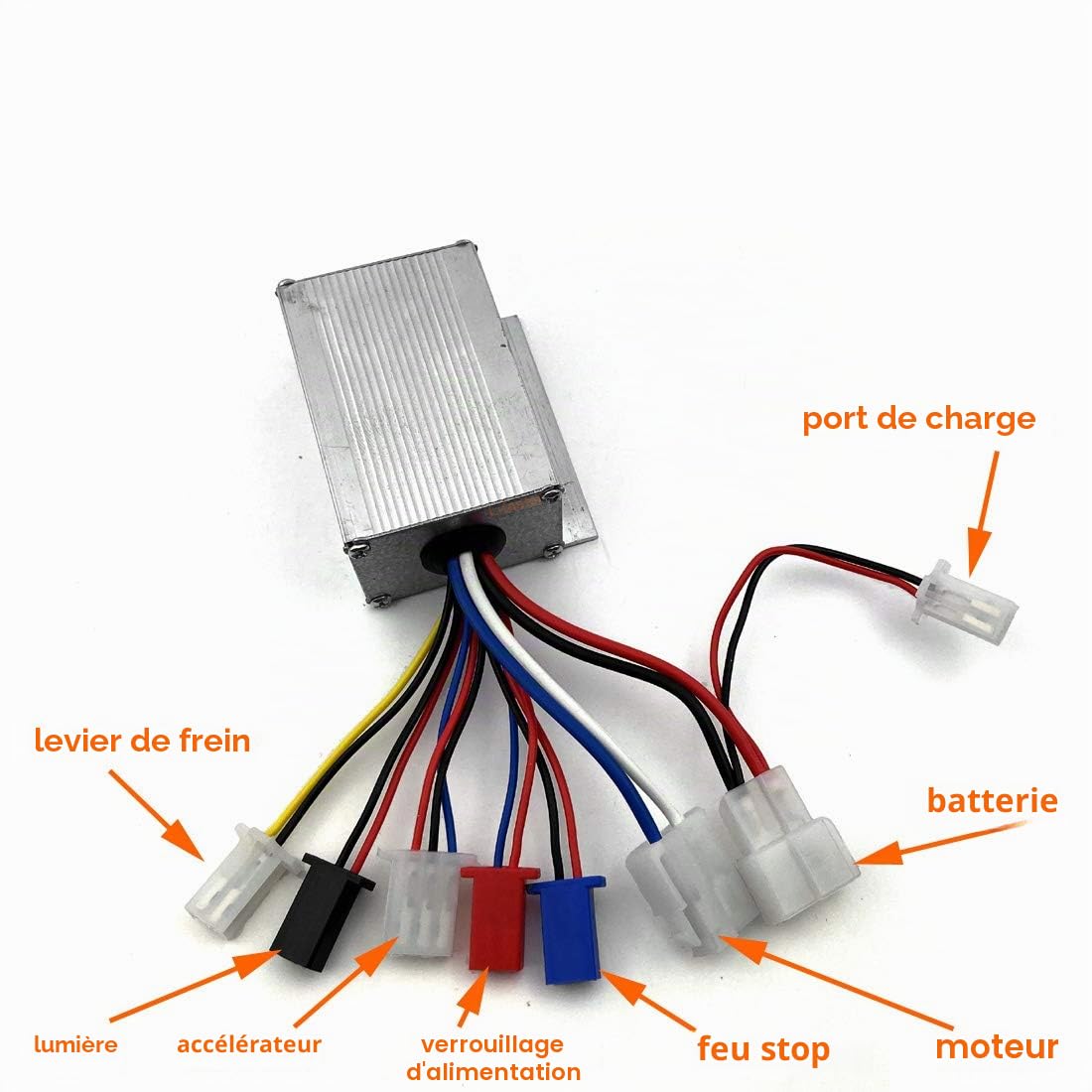 Nouveau kit de Conversion électrique 250W pour la Route à Bicyclette Ordinaire à clé personnalisé pour Le dérailleur à vélo à engrenage électrique (Thumb Kit)