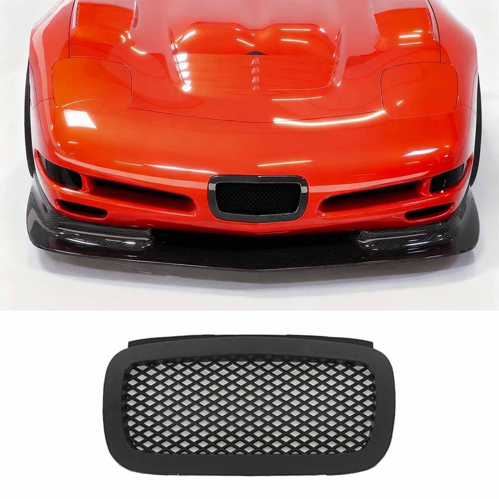 Amazon | フロントバンパー空冷ダクトグリル シボレー コルベット C5