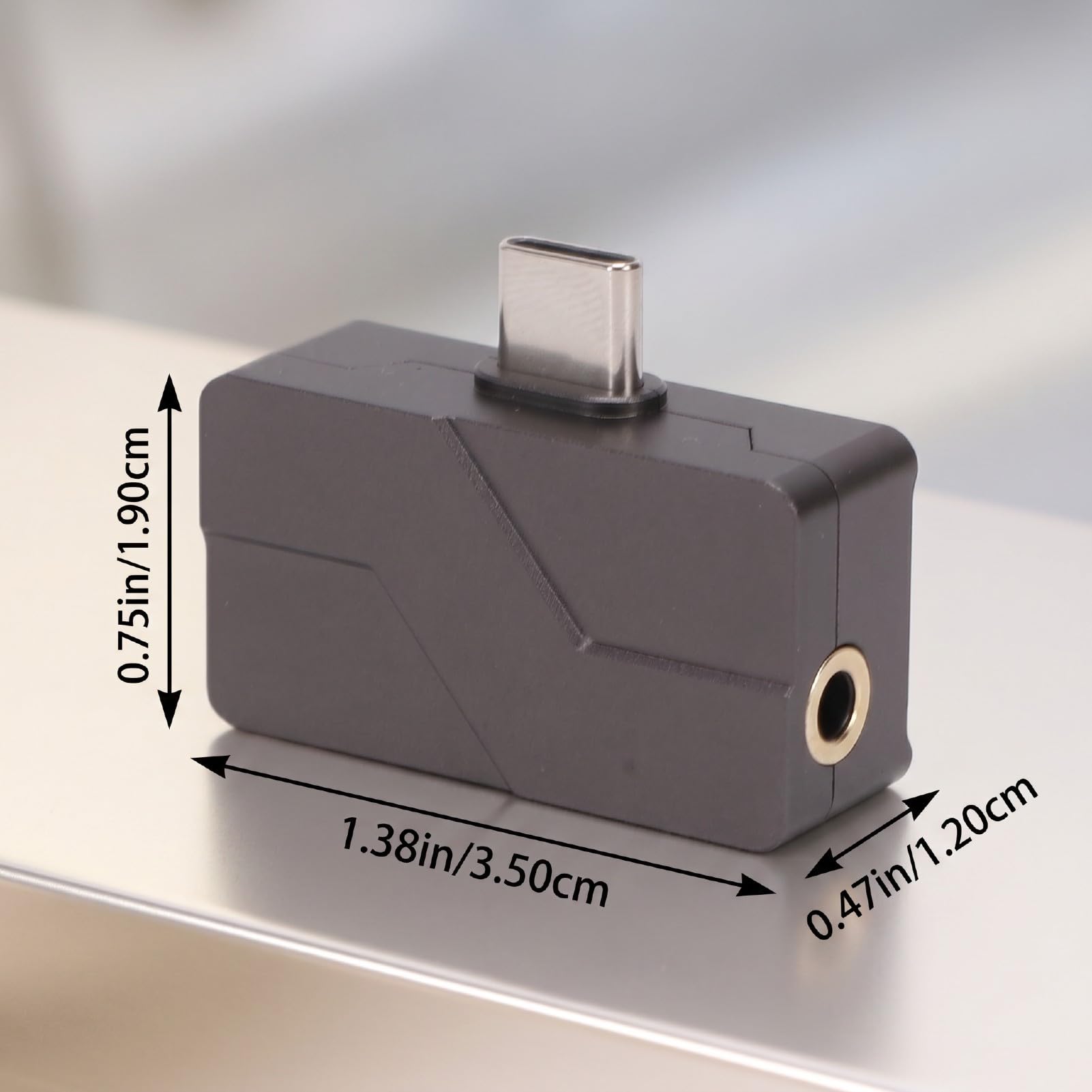 CCYLEZ Amplificador de Auriculares DAC USB C 384KHz 32bit, para Escenario de de Alta Fidelidad
