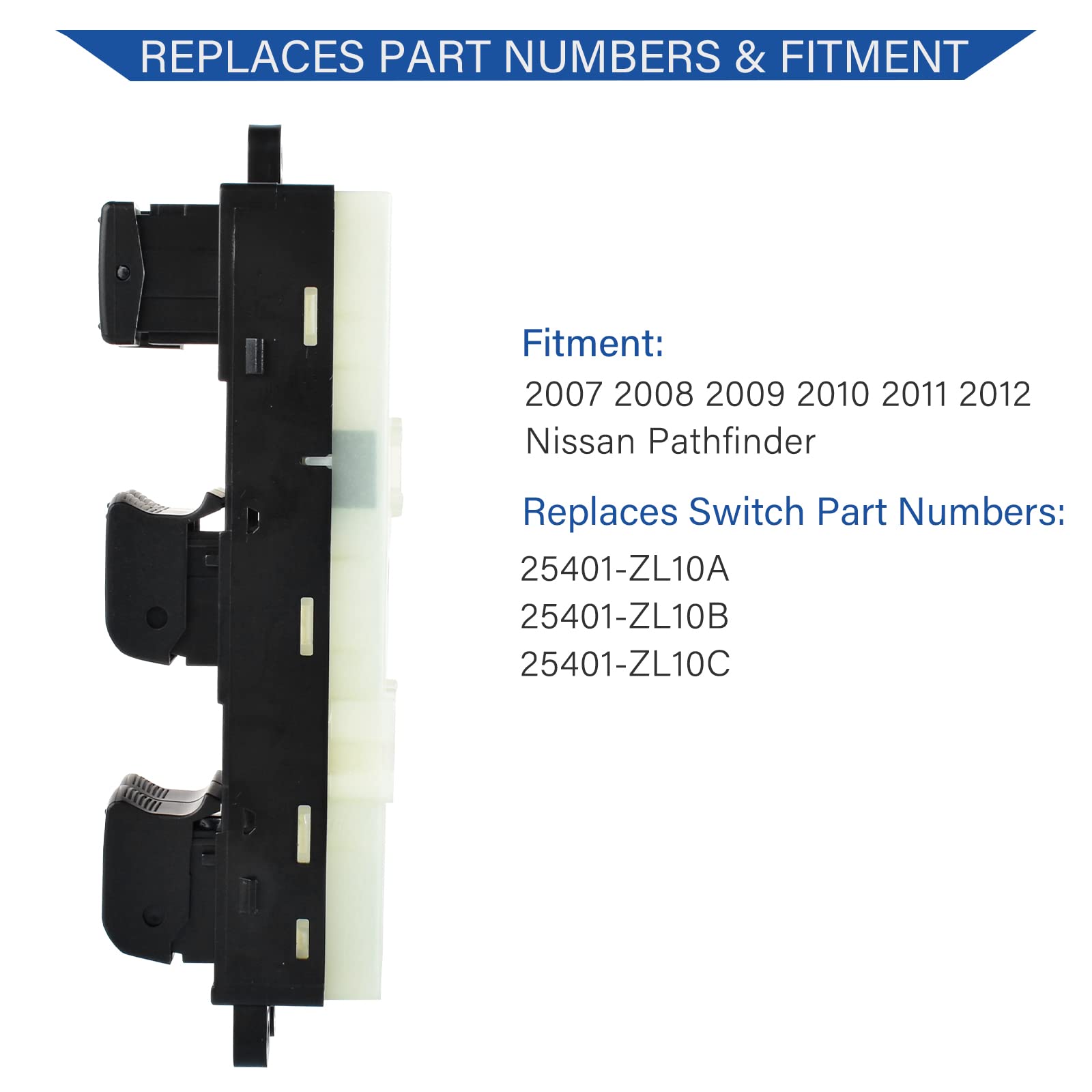Pらんま1/2VIA Infiniti QX56 QX80 Nissan Armada Genuine Left Front Pillar