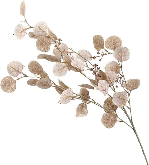Amazon Co Jp 造花 Lackingoneユーカリ造花 フルーツ付き シミュレーションプラント ユーカリ造花 人工観葉植物 フェイクグリーン リアル 飾り 人工植物 観葉植物 インテリア ライトコーヒー ホーム キッチン