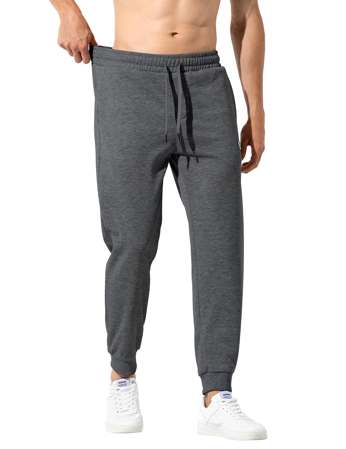 Pantalones Deportivos Hombre Pantalon Chandal con Bolsillos Cremallera Deporte Running Jogger Largo Pantalones
