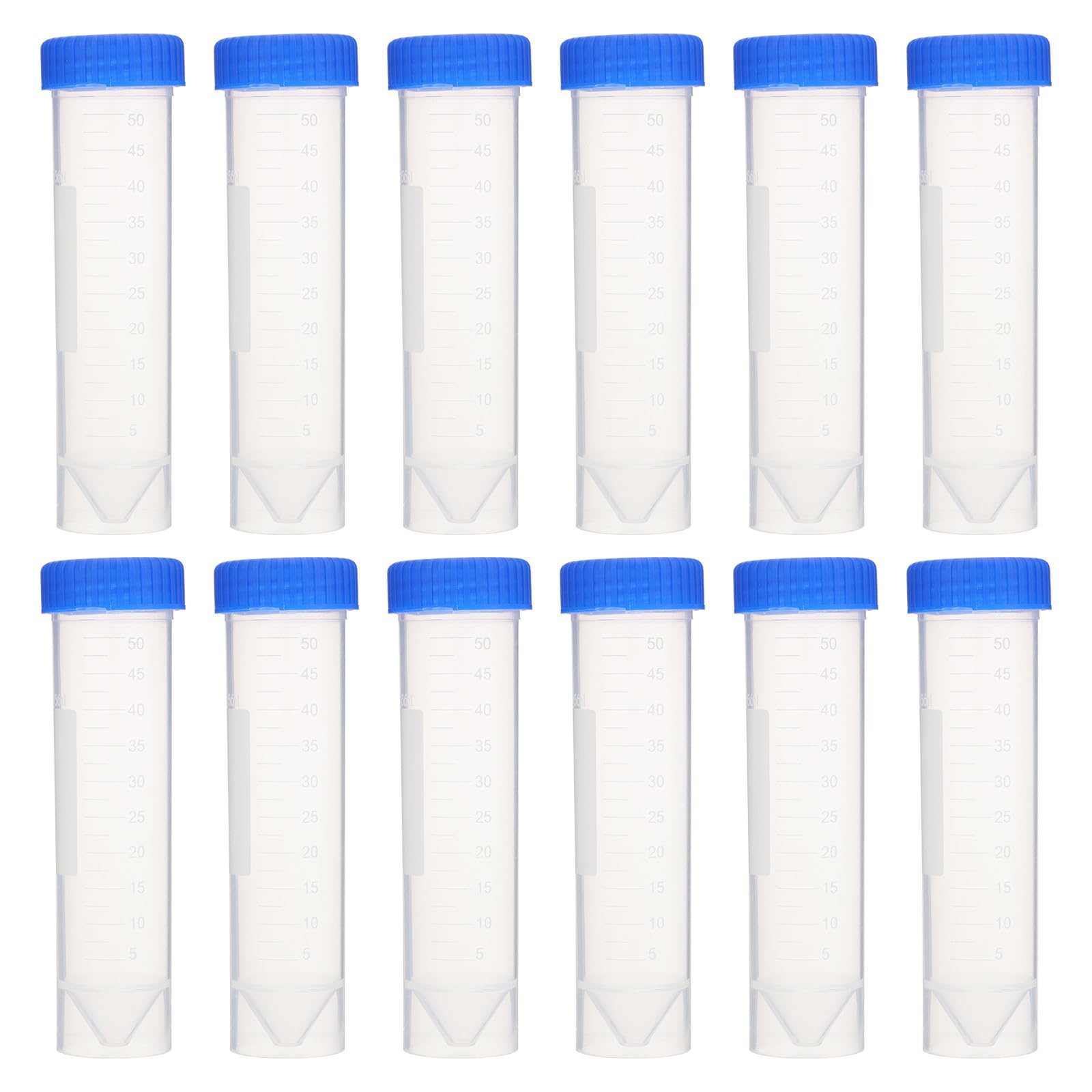 Zentrifugenröhrchen mit Schraubverschluss Freistehende Probenröhrchen aus Kunststoff 50 Ml 50 Stück Packung Zufällige Farbe für Biochemische Laboruntersuchungen