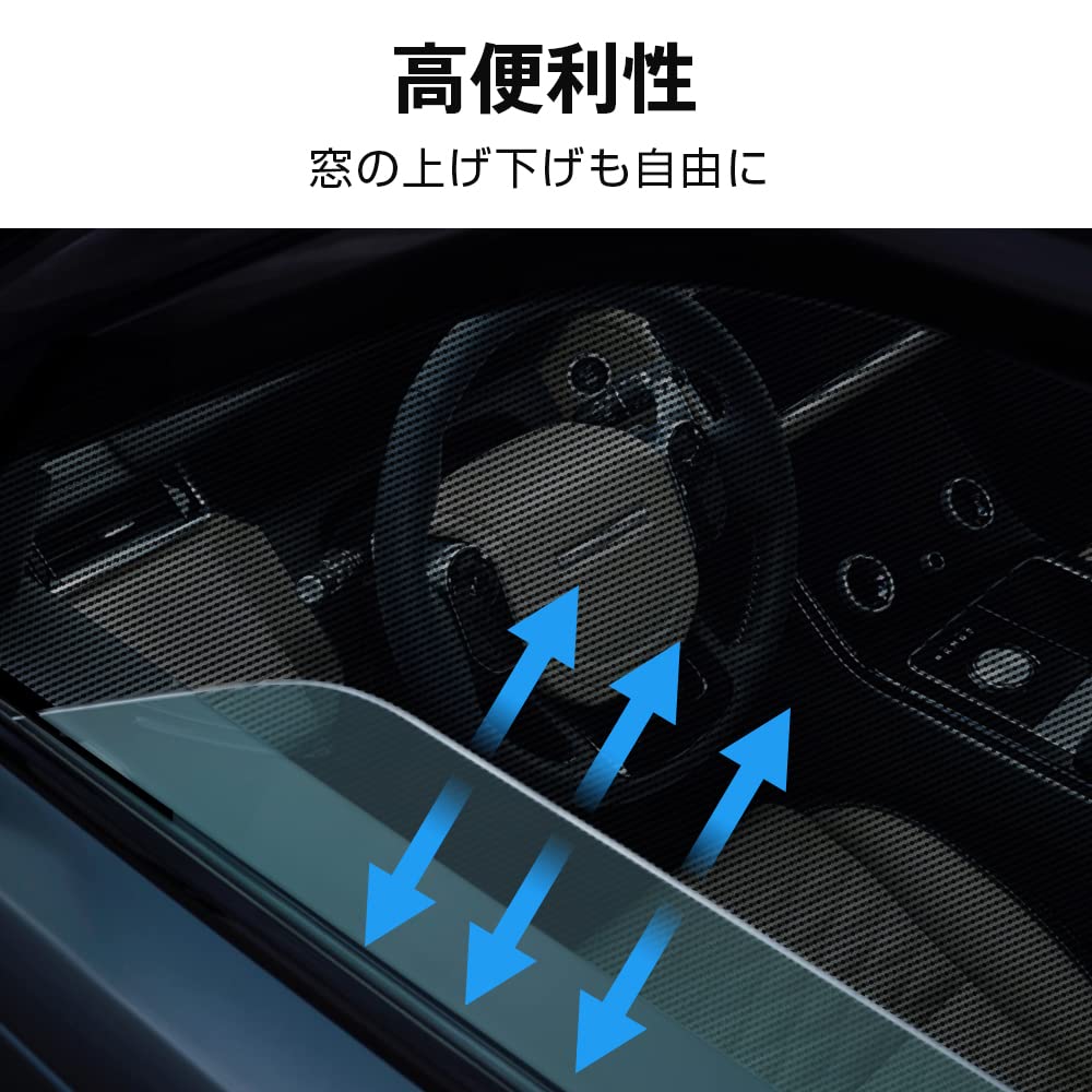Amazon.co.jp: 【 2025新モデル】サンシェード 車用 磁石式 前後用 UV
