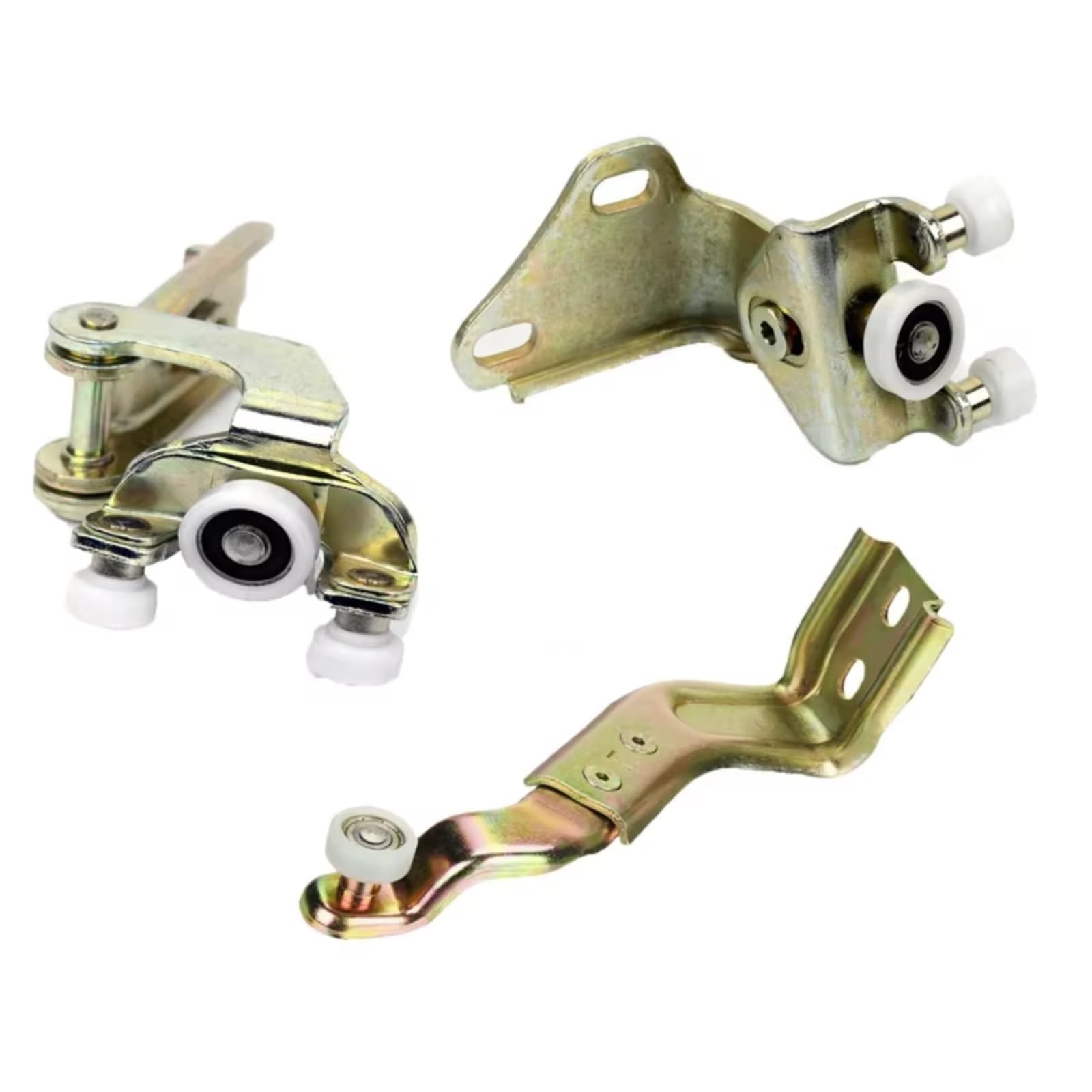 Car Sliding Door Rollers Compatible with Benz for Sprinter 1995-2006 3X Sliding Door Roller Guide Hinge Bottom Middle Top Left 9017600028, 2D1843397
