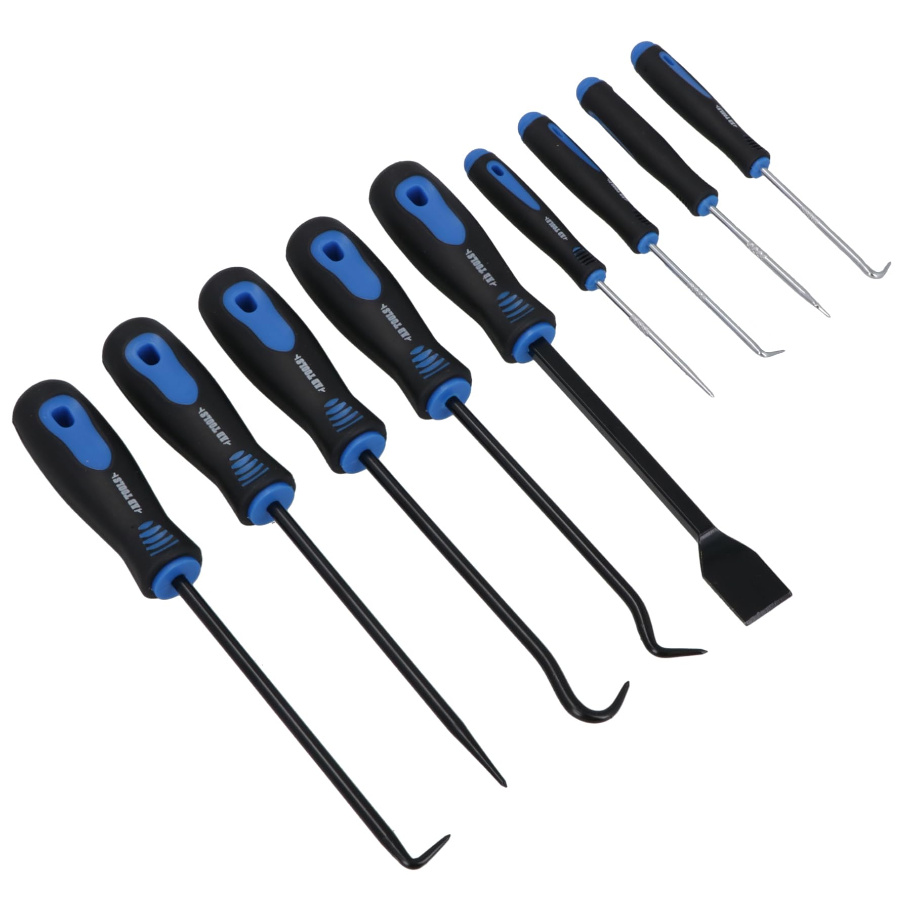 Ab Tools 9Pc Heavy Duty Pick & Hook Scraper & Hook Set O Rings Seals Bushes