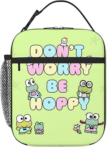 Lonchera térmica con diseño de dibujos animados, linda lonchera Bento con diseño de anime, reutilizable, divertida, personalizada, térmica, para