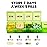 Sukuos Extra Large 7 Day Pill Organizer Easy to Open, Weekly Pill Box Daily Medicine Case with Clear Lid, Silkscreen Printed Vitamin Holder for Fish Oils or Supplements (Green)