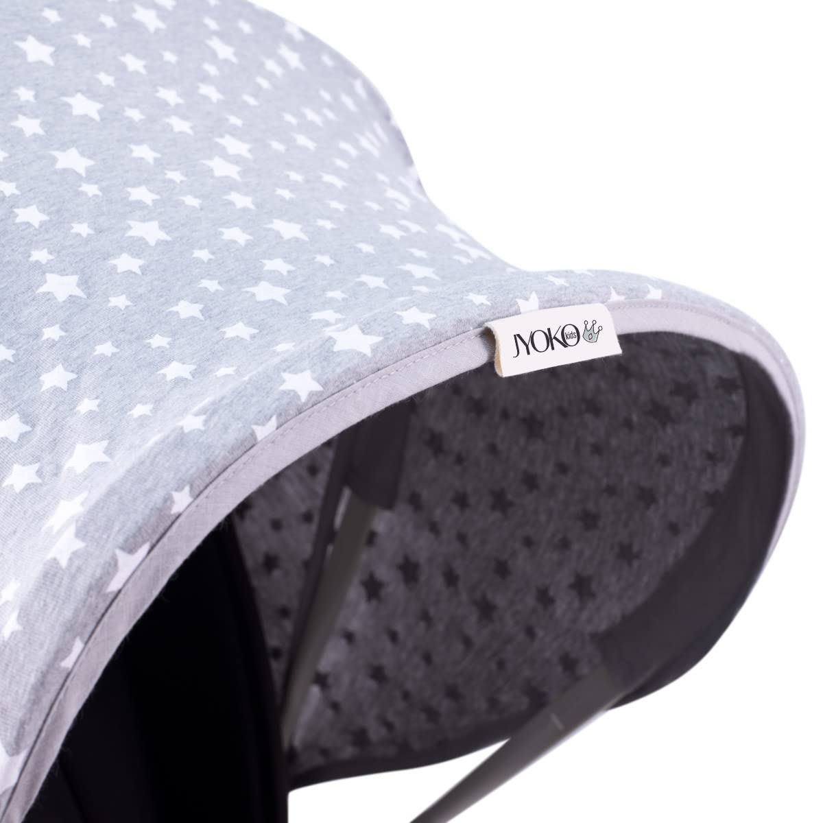 JYOKO KIDS Sonnendach kompatibel mit Bugaboo Bee 3, Bee Plus, Bee 5 White Star