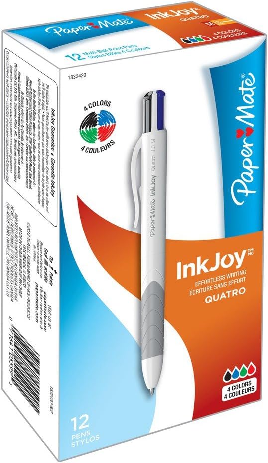 Paper Mate InkJoy Quatro 4Color Ballpoint Pen (1832420), Business