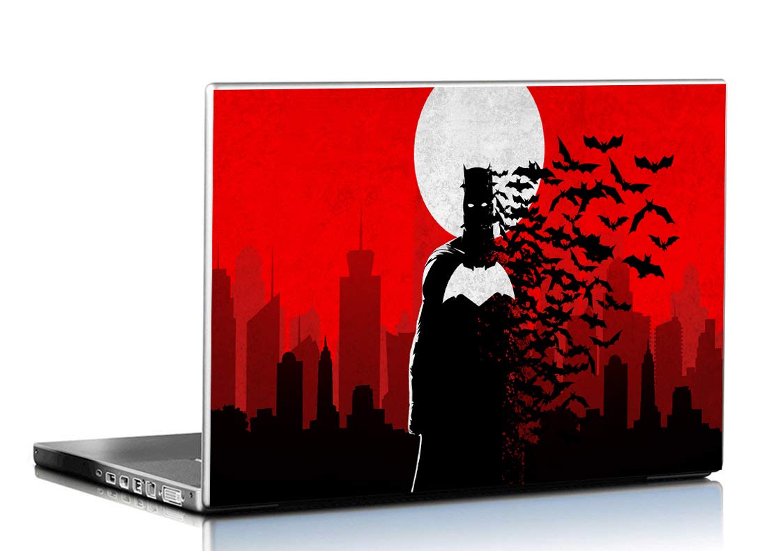 PIXELARTZ Laptop Skin - Batman Minimalistic Art - HD Quality - 15.6 Inches - Multi Colour (B085S53SF2) Amazon Price History, Amazon Price Tracker