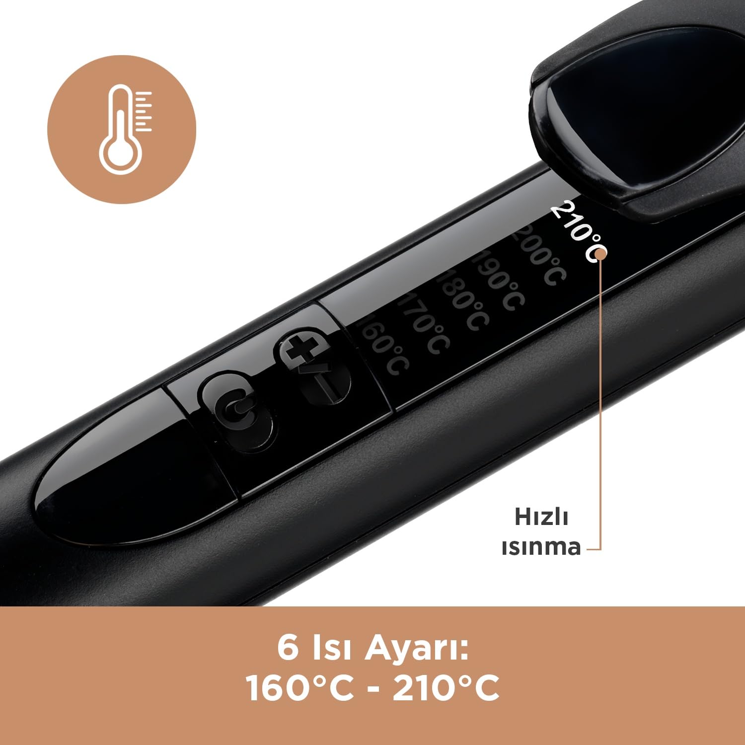 Babyliss Rose Quartz 25Mm Tong Saç Maşası, C451E