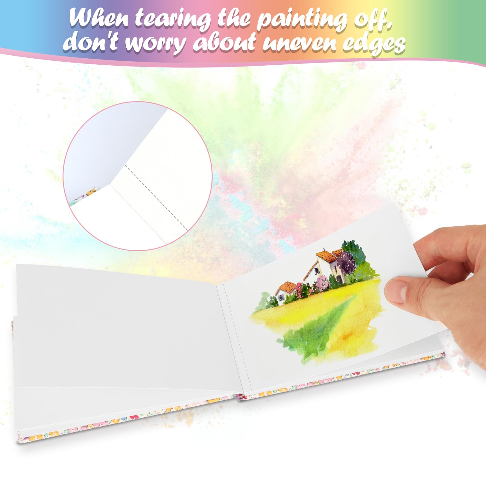 Kit De Voyage Aquarelle De Poche - Mini Kit De Peinture Portable Avec