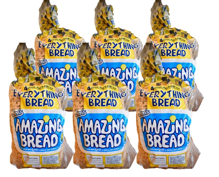 Jim's Amazing Everything Bread - All the spices of an everythingMade with Whole Cell Wheat / All Natural / 2lb Loaf - 6 Loaves Introducing Jim's Amazing Everything Bread, a delightful creation that's both wholesome and flavorful. Crafted with the finest Whole Cell wheat, this bread is designed to elevate your bread experience because it is made with whole cell wheat.
