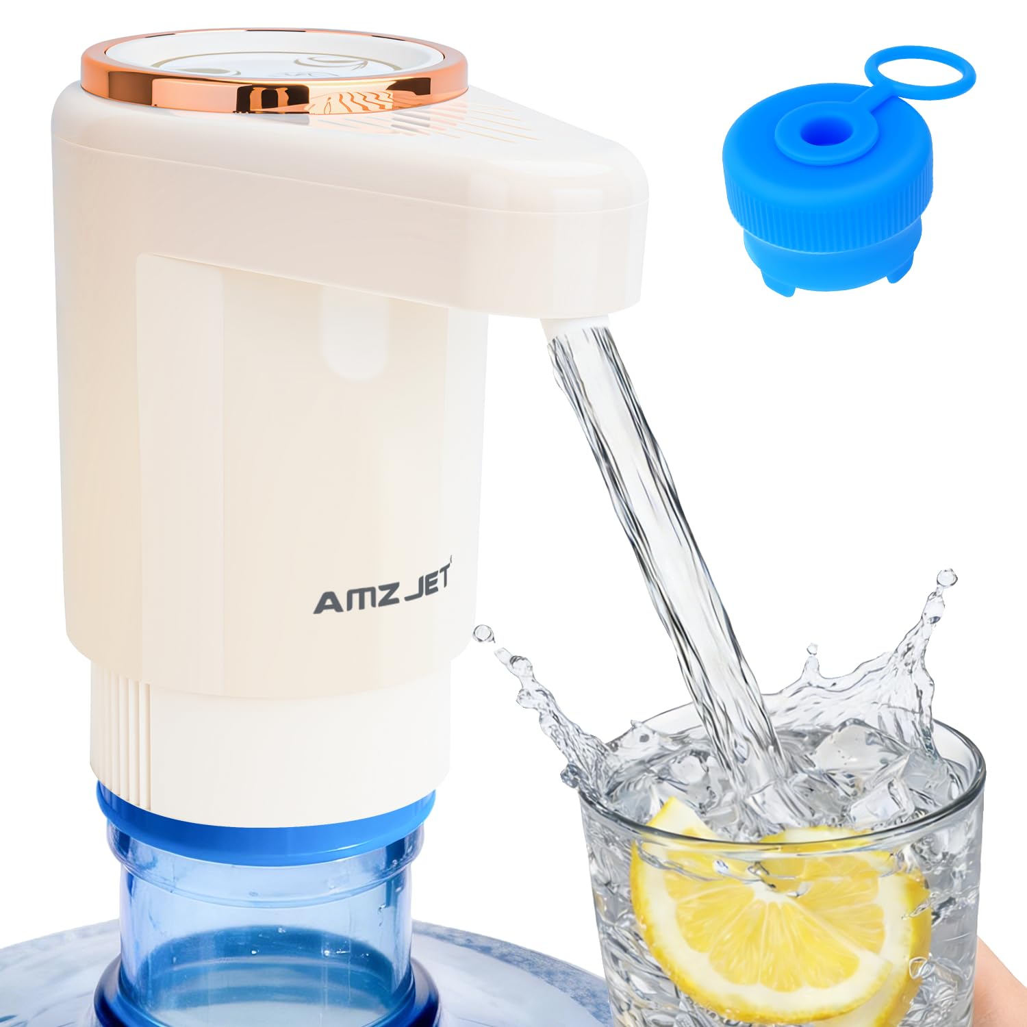 Dual Pump Water Dispenser for 5 Gallon Bottle