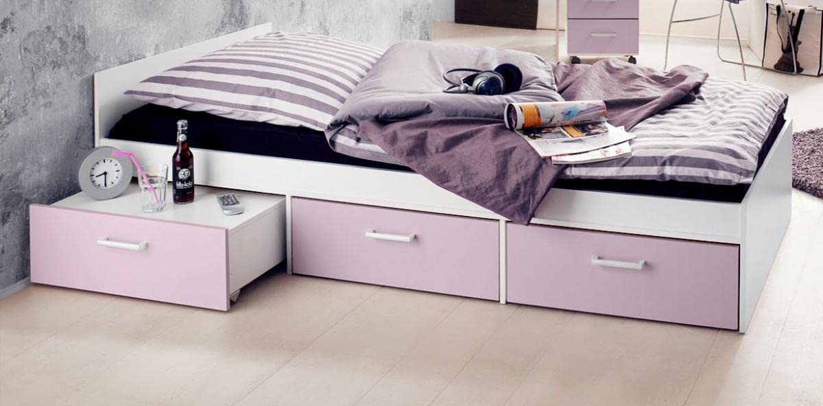 Jugendzimmer Berlin weiß matt Flieder 5-TLG. EAN 4260498522767