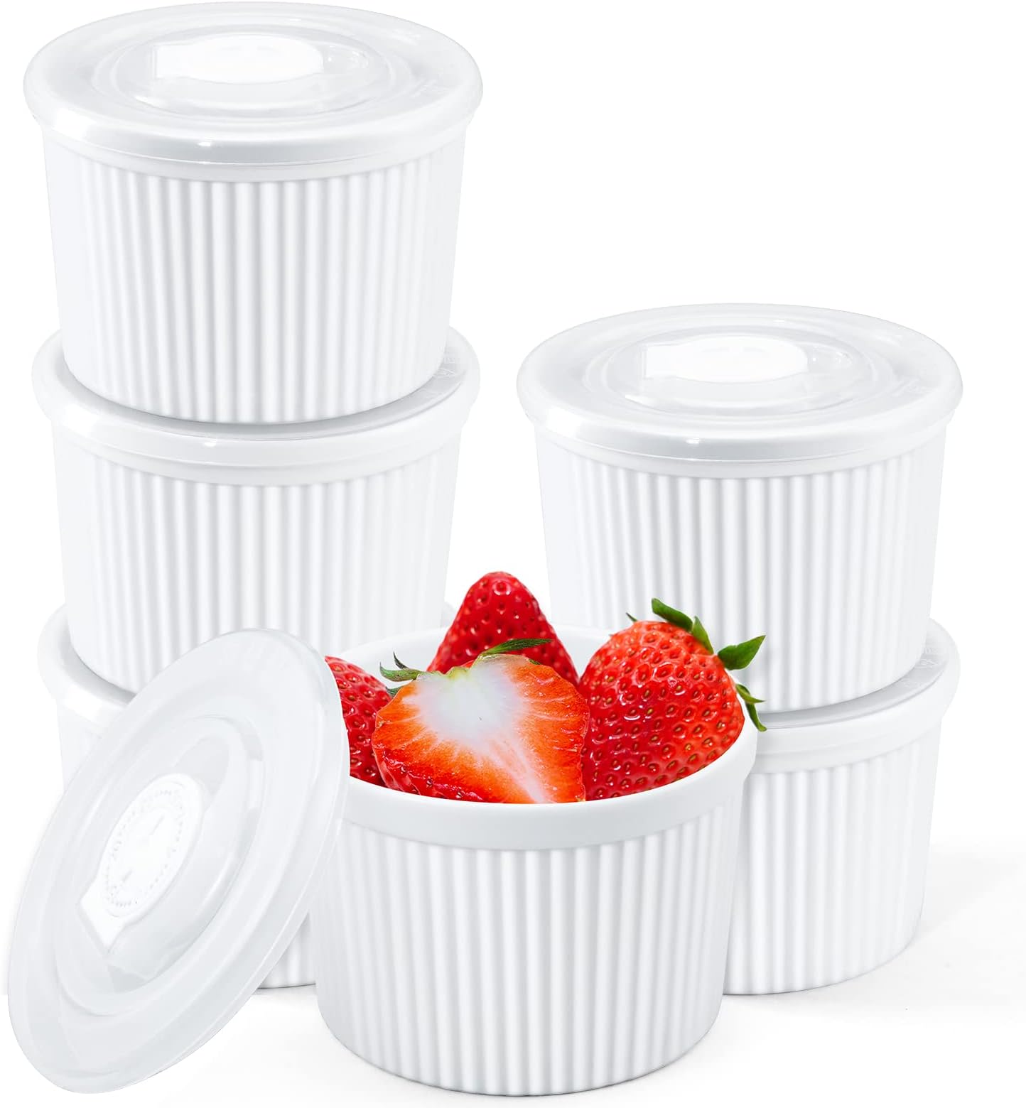 Amazon.com: Sheffield Home Ramekin Set - Elevate Culinary Creations ...