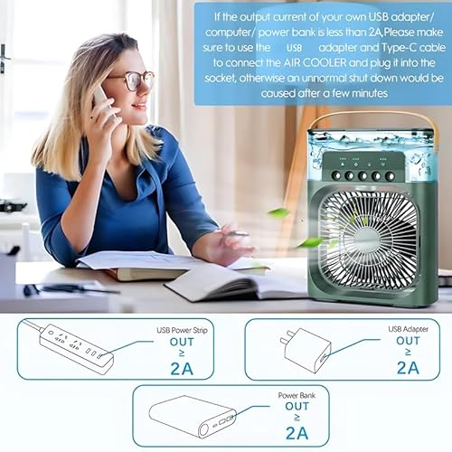 Elevea Portable Air Conditioner Cooler, - Image 3