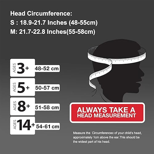 Miniatura 6 de ROCKBROS Casco de bicicleta para niños, ajustable, desmontable, de cara completa, para bicicleta, patineta, scooter, equipo de protección