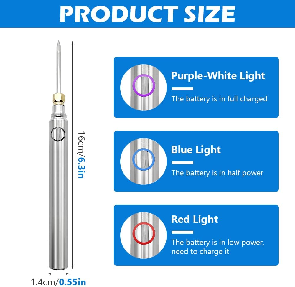 Cordless portable usb soldering iron, 15W USB Cordless Soldering Iron Kit, Rapid Heat Soldering Iron Pen for repair tools