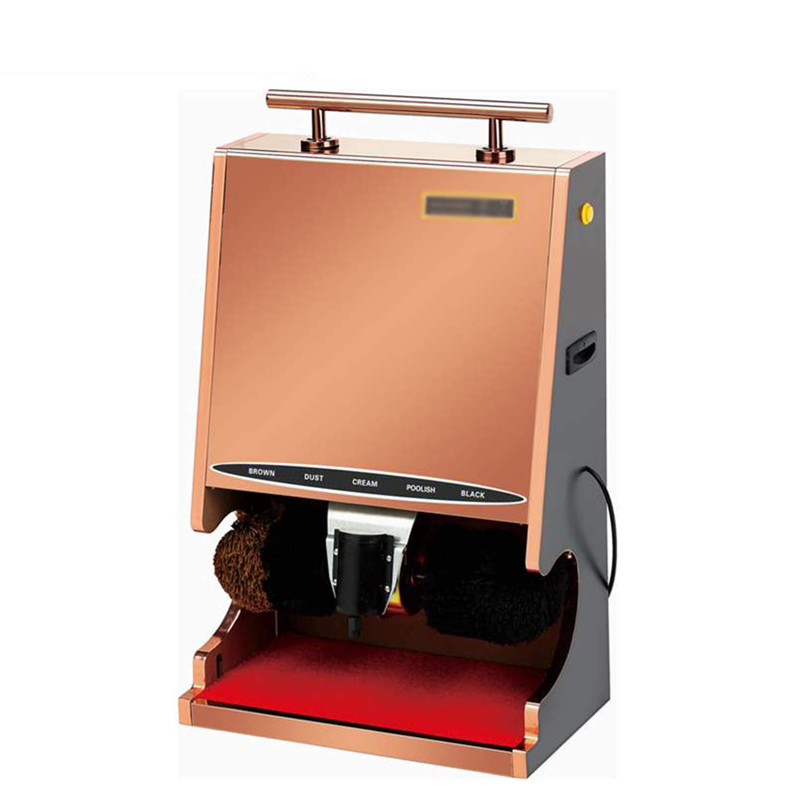 JFGCTYHXY Shoe polisher, For Hotels, Shopping Malls, Commercial Buildings, Villas, Banks,Electric Shoe Shine Machine(Rose Gold)