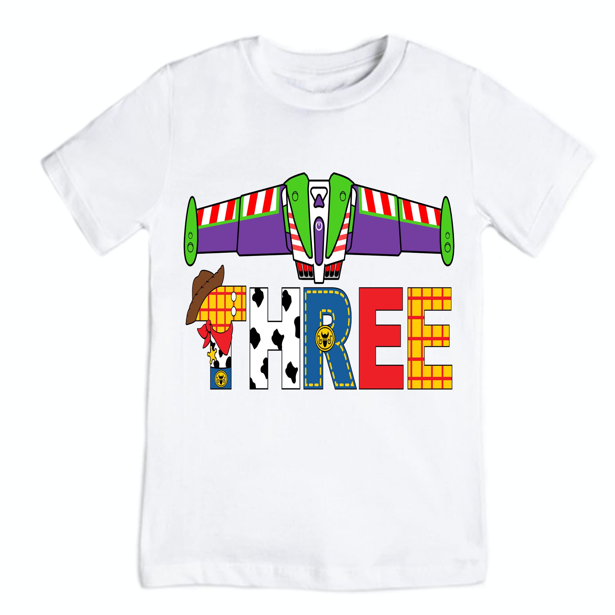 story toy third birthday shirt buzz lightyear birthday outfit story toy three shirt girl boy story toy shirt story toy 3rd birthday shirt (3 toddler)
