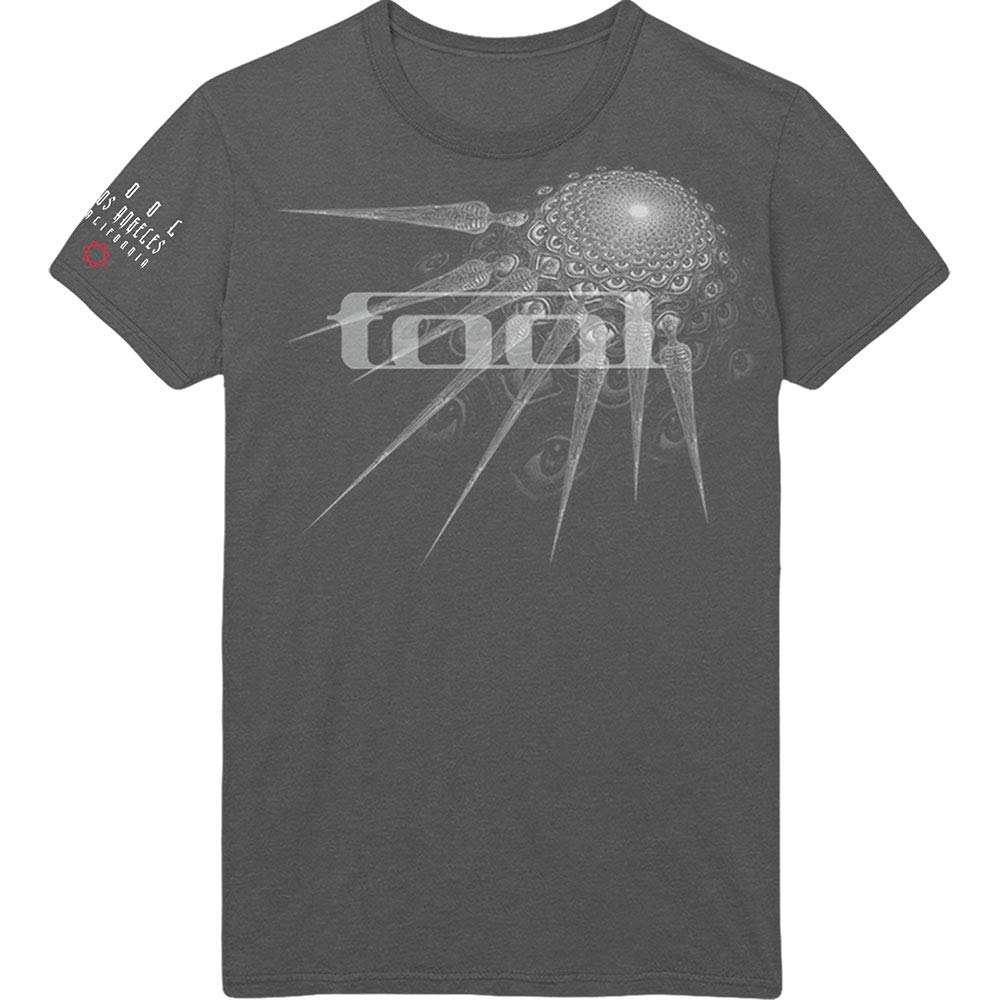 Rock Off Officially Licensed Products Men's Grey Tool Spectre Spike Official Tee T-Shirt Unisex (Large)