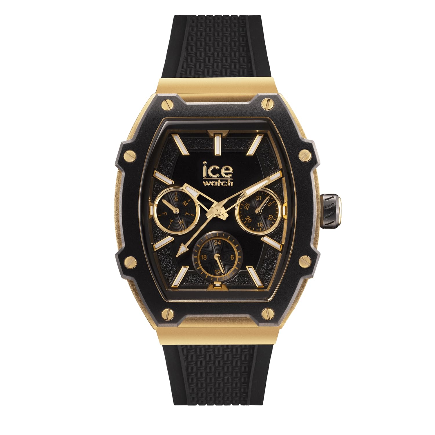 ICE-WATCH - ICE boliday Black gold - Orologio da donna nero con cinturino in silicone - 022865 (Piccolo)