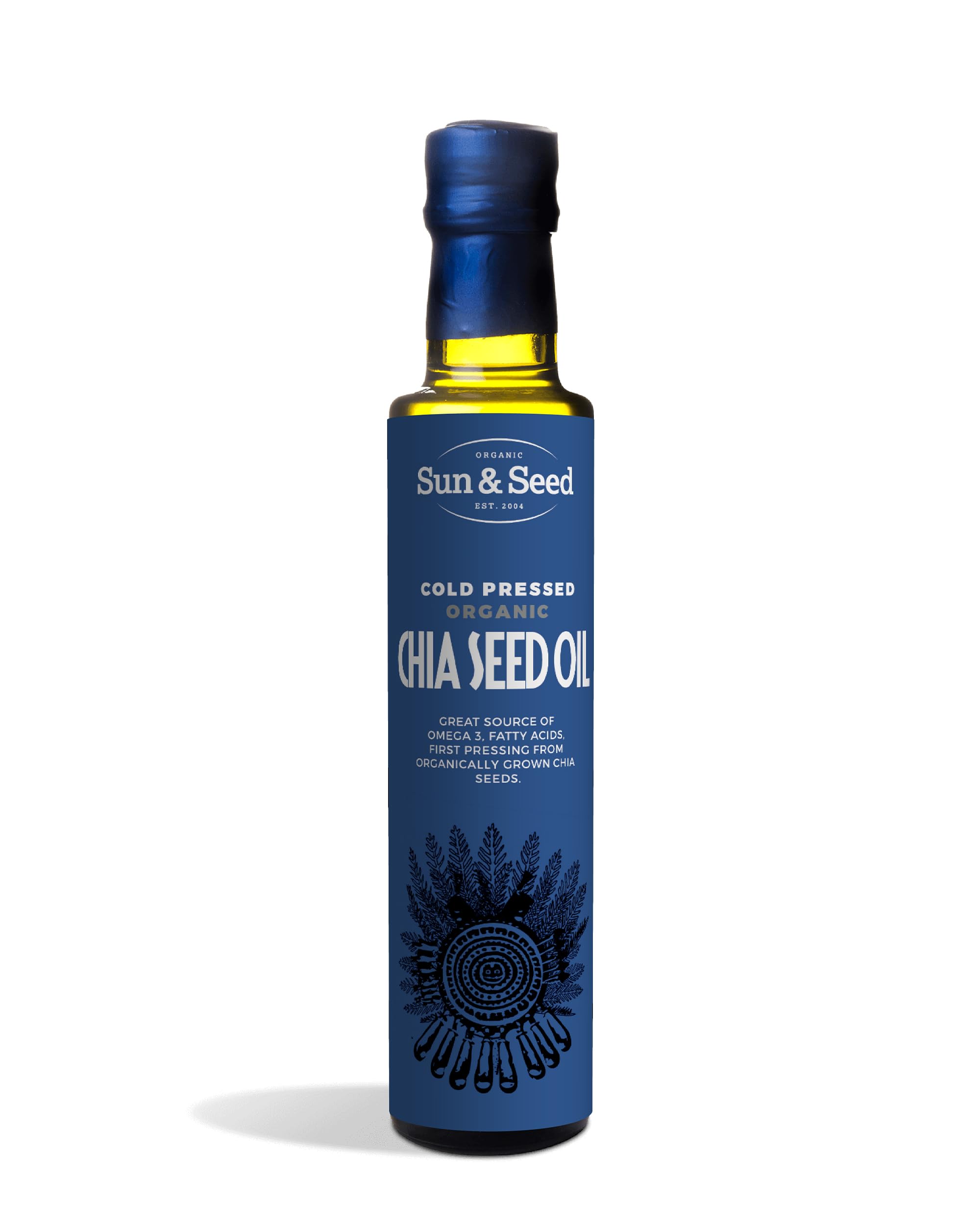 Sun & Seed Organic Cold Pressed Chia Seed Oil, 250 ml