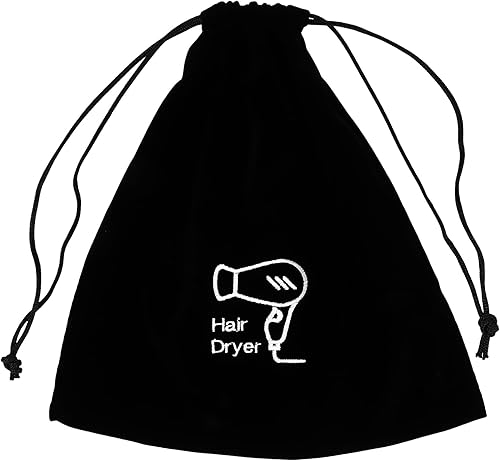 FOMIYES Bolsa para secador de pelo, bolsa con cordón para secador de pelo, bolsa de almacenamiento con cordón para secador de pelo, soporte simple