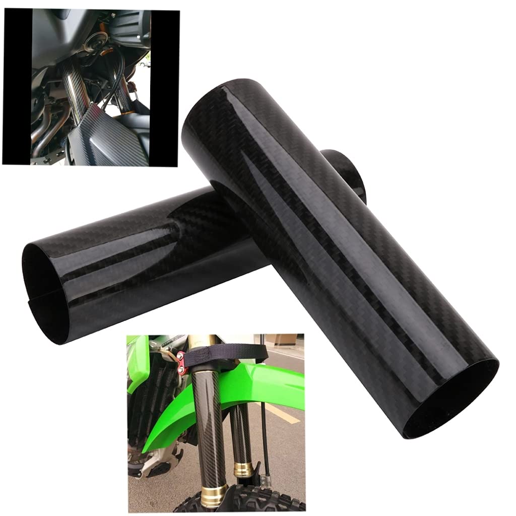 Copri Forcella In Fibra Di Carbonio Per Moto - Universale Per Strada E Fuoristrada - Foto 4