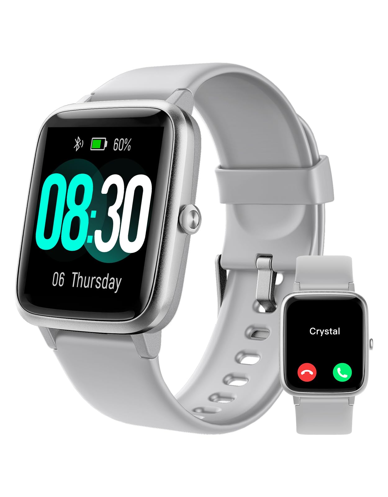 GRVGRV Smart Watch Answer Dial Call,Smart Watches for Women Men with Heart Rate Monitor,Step Counter,Sleep Tracker,Sports Fitness Tracker Watch Call SMS Notification Smartwatch for Android iOS Phone