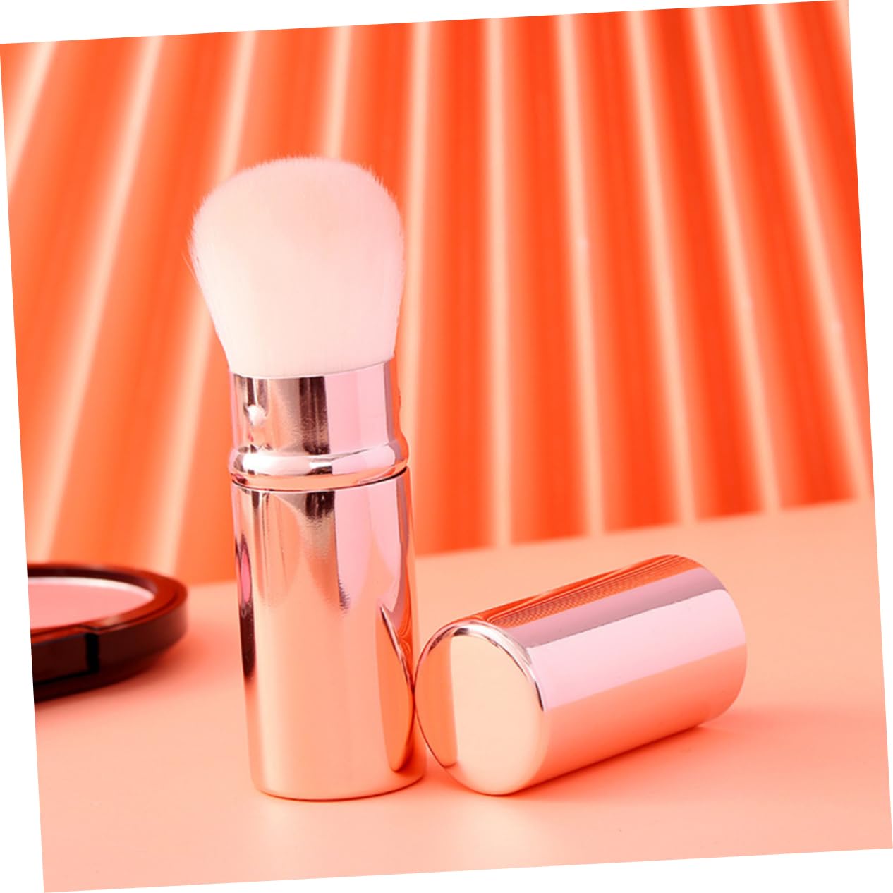 PartyKindom Makeup Brush Cosmetics Synthetic Fiber Portable Non-shedding for Daily Use