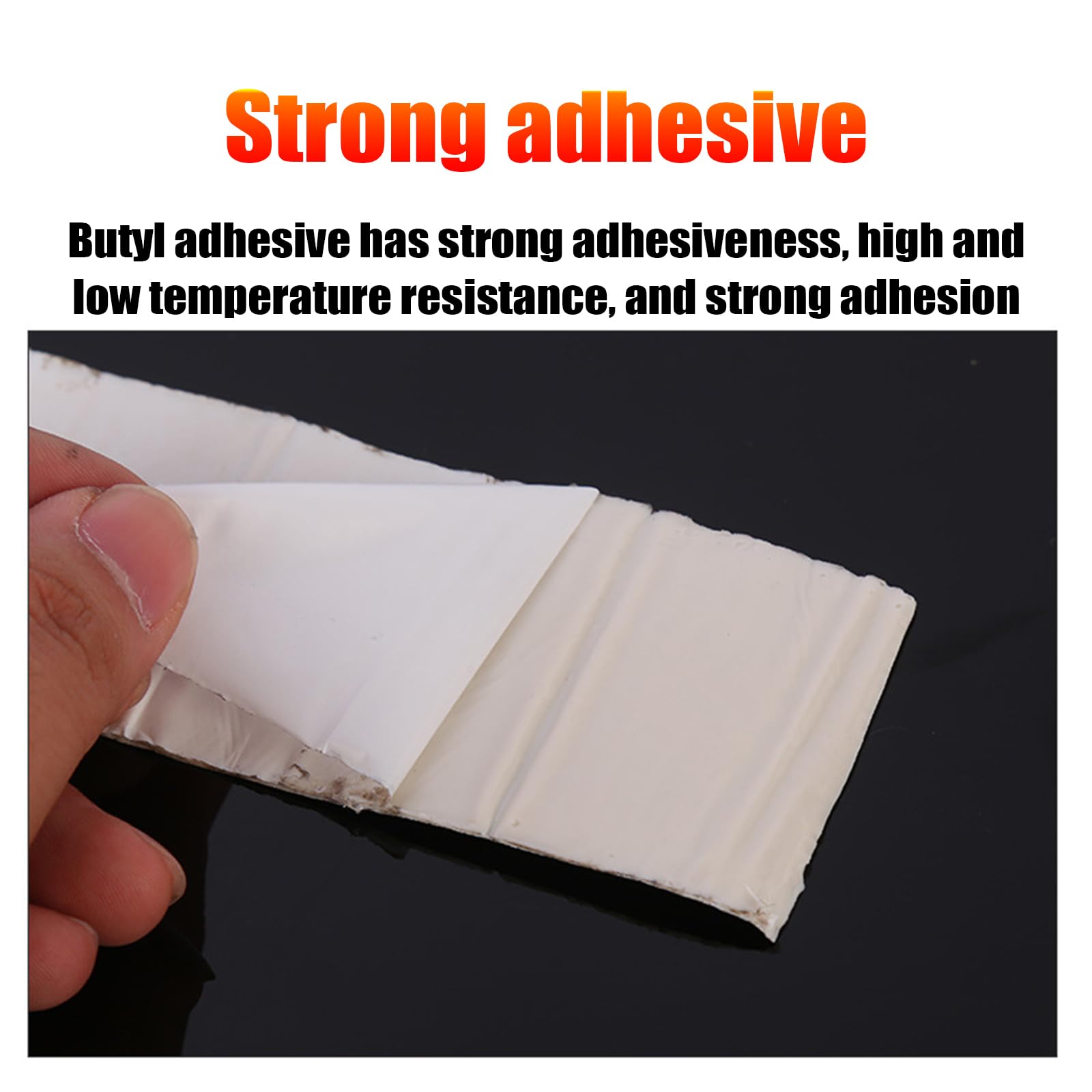 Cinta Impermeable Autoadhesiva,Cinta Fugas Agua Presion,Cinta De Butilo para ReparacióN,Apto para Uso Prolongado,Adecuado para Sellar TuberíAs Y Reparar Techos