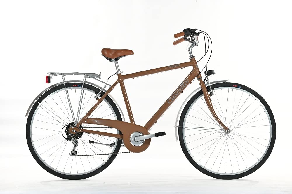 BICI 28 CASCELLA POLIGNANO UOMO 6V ALLUMINIO MARRONE MADE IN ITALY
