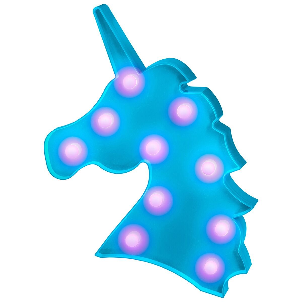 3C4G Blue Unicorn Battery Powered Marquee Light