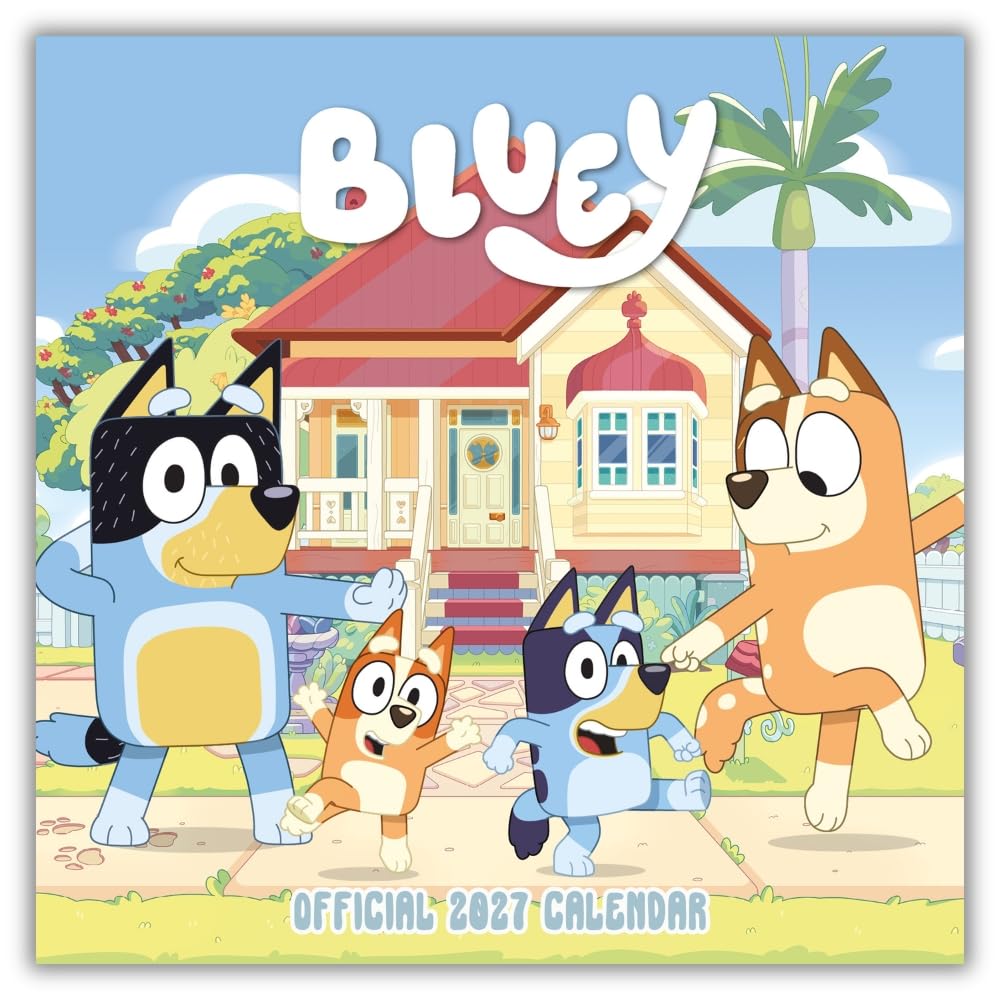 Bluey Calendar 2027, Wall Calendars, Month To View, Entertainment, Gift