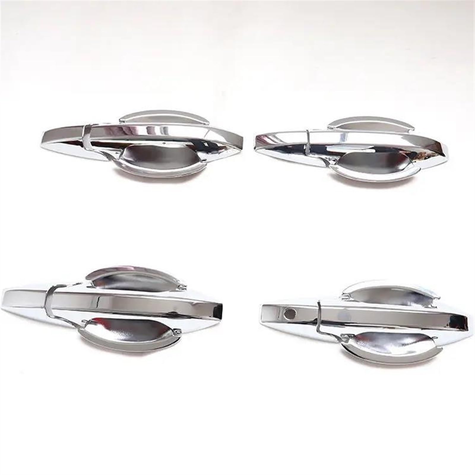 KJHOPY Car Parts ABS Door Handle Covers with Smart Entry Hole for CRV CR-V 2007 2008 2009 2010 2011 Exterior Door Handle(I)