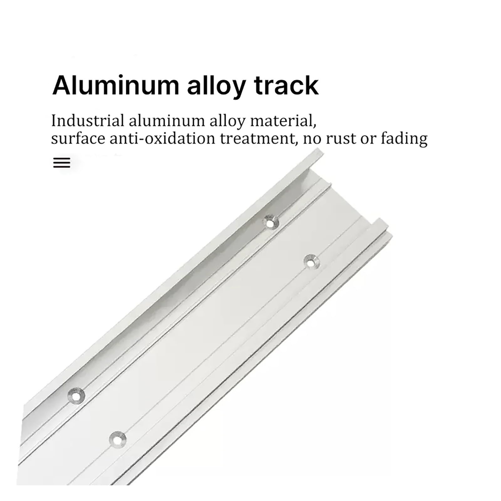 Riel deslizante de cajón, riel amortiguador bidireccional para puerta de baño, accesorios de hardware de madera
