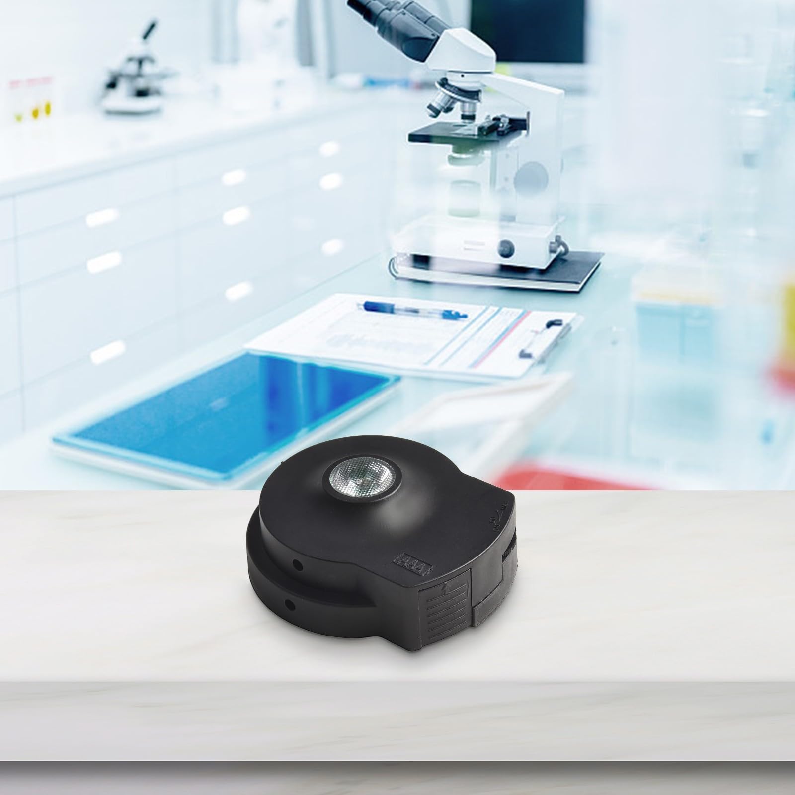 LED Mikroskop Basislicht, Stufenlos Dimmen LED Illuminator, ABS Material, Ergänzende Beleuchtung für XSP Serie Biologische Mikroskope