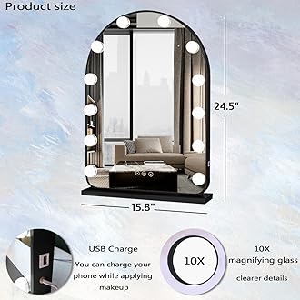 15 Lights Lighted Vanity Mirror