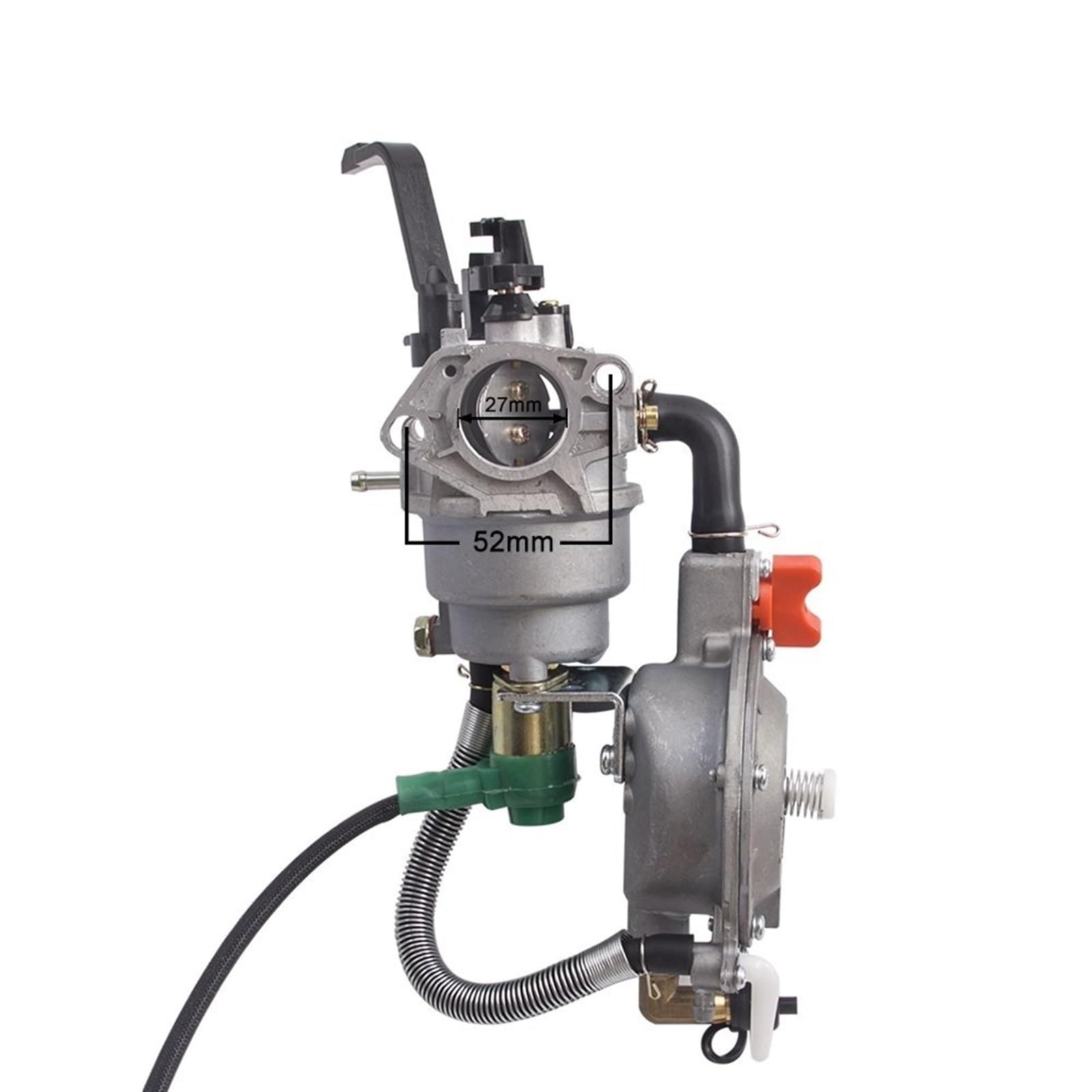 Carburatore Kit di conversione GPL a doppia alimentazione carburatore 5KW 6.5KW 188F 190F 13P Generatore a benzina Carburatore a doppia alimentazione carburatore per decespugliatore